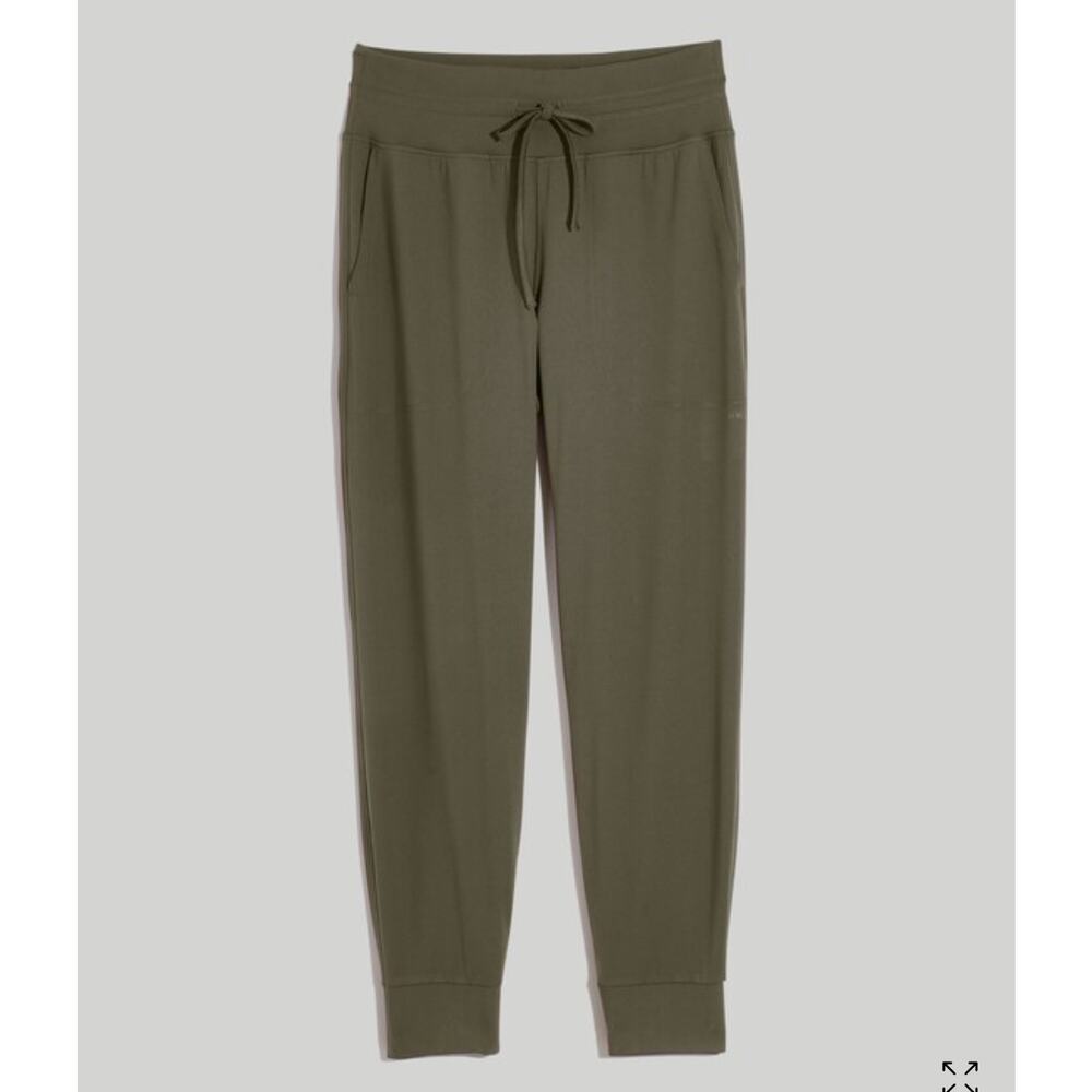 Madewell Olive Green Wide Leg Jogger Pants
